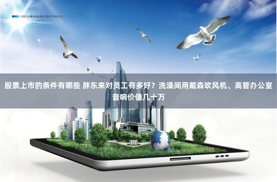 股票上市的条件有哪些 胖东来对员工有多好？洗澡间用戴森吹风机、高管办公室音响价值几十万